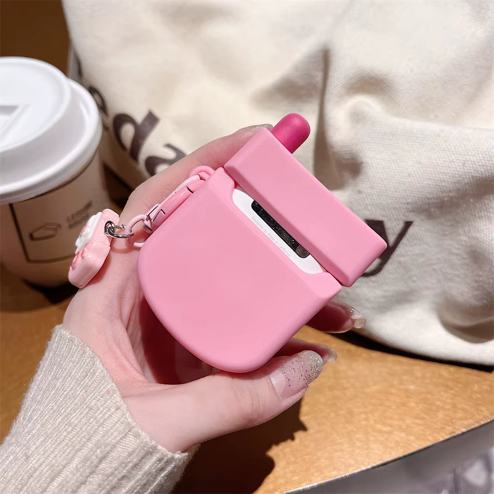 3D Bow Hello Kitty Earphone Cover for Apple Airpods 1 2 3 Generation Airpods Pro Pro2 Wireless Bluetooth Headphone Case Leather